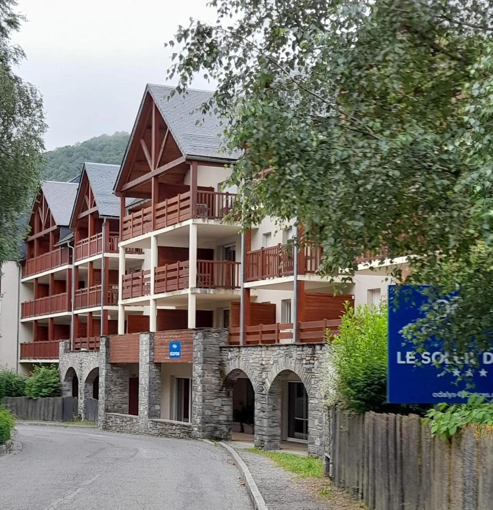 Appartement Avec Vue Sur La Montagne A Saint Lary Soulan 28 M² Piscine Bagian luar foto